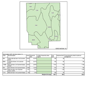 Tract 1 Soil Map